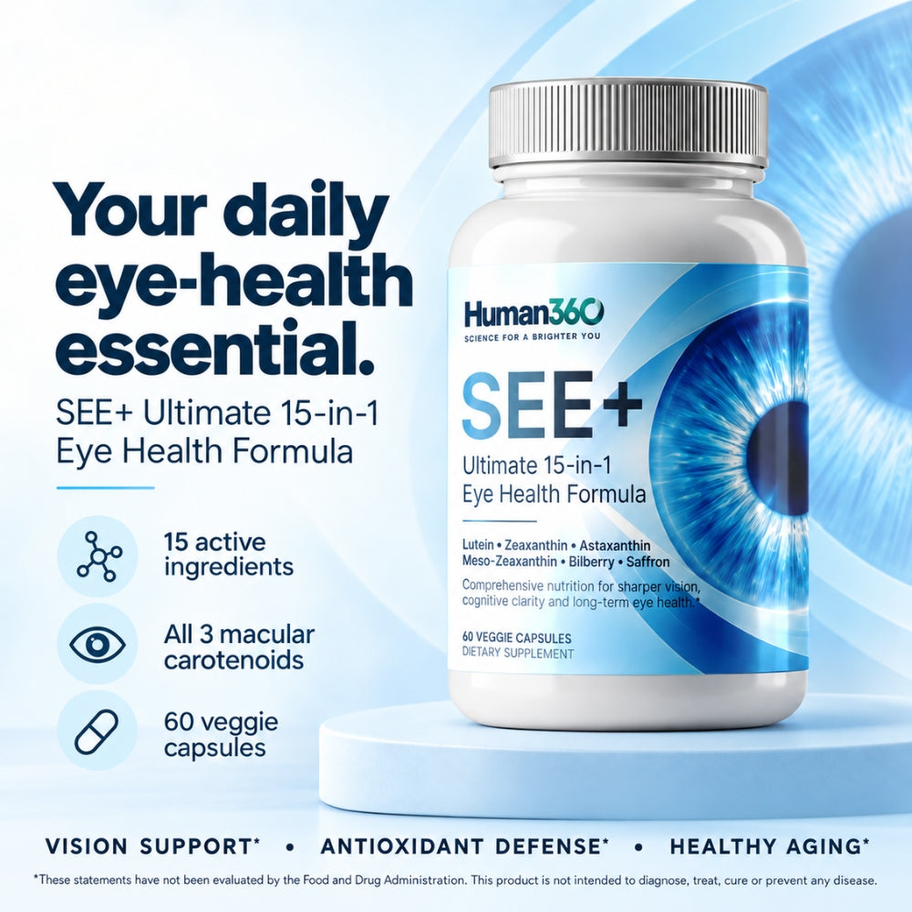 SEE+ Capsules — 15-in-1 Eye Nutrition