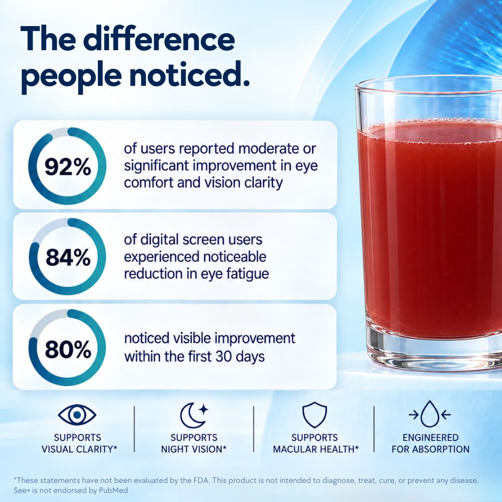 SEE+ Ultimate 14-in-1 Eye Health Formula - Engineered for Absorption