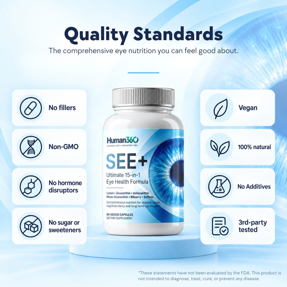 SEE+ Capsules — 15-in-1 Eye Nutrition
