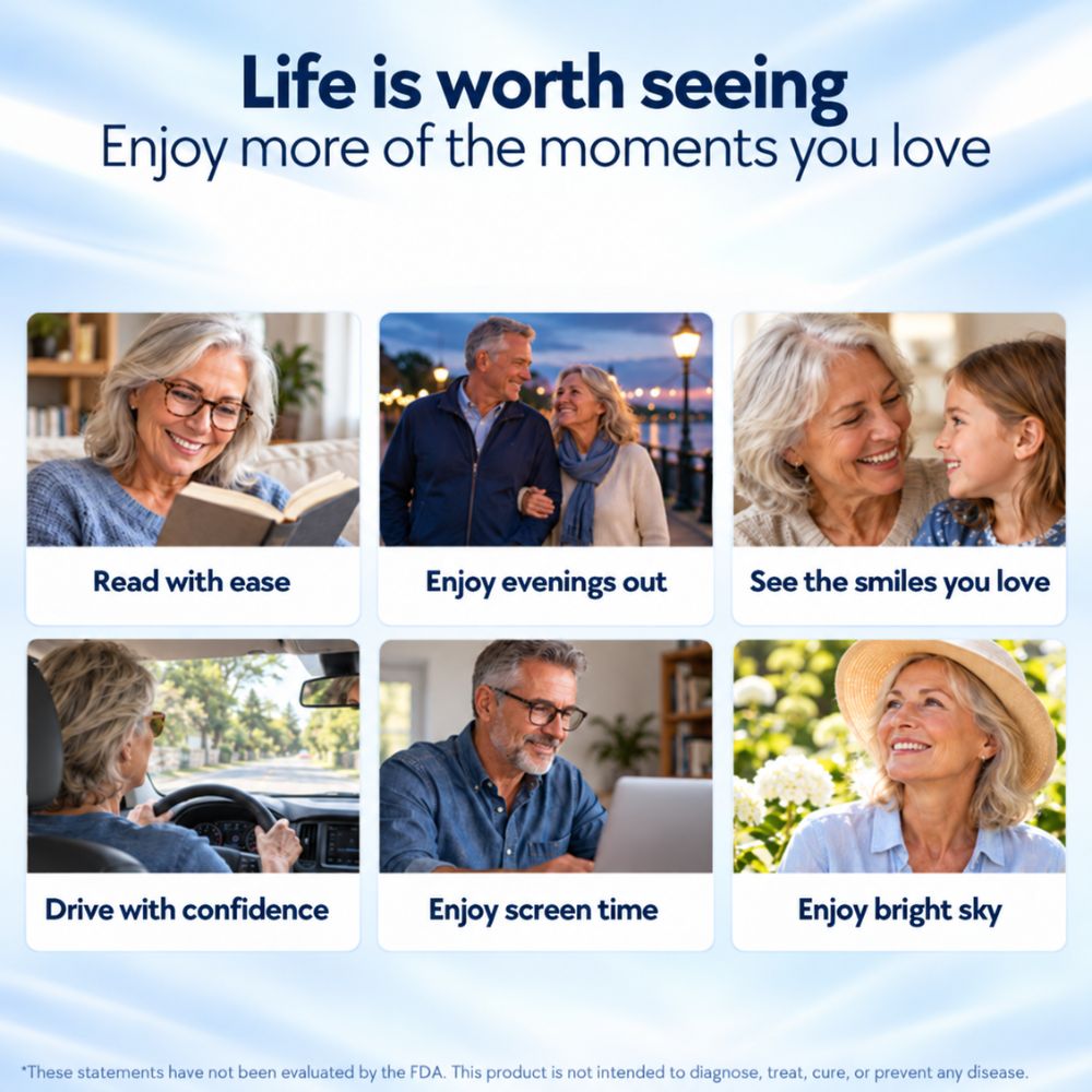 SEE+ Ultimate 14-in-1 Eye Health Formula - Engineered for Absorption